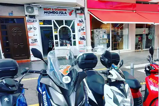 Oficina Mundo Isla Rent Moto Tenerife Sur
